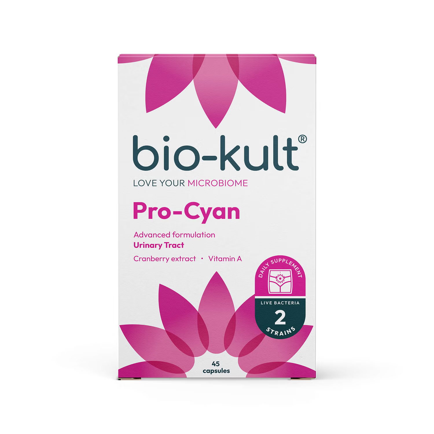 Bio-Kult Pro-Cyan Supporting you when it's time to go. (45 capsules).