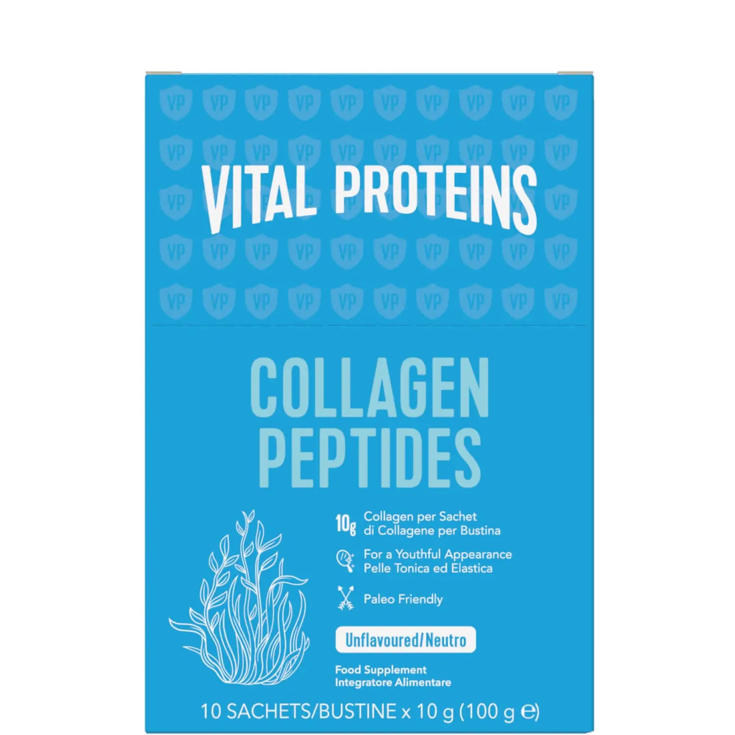Vital Proteins Collagen Peptides Powder, Unflavoured 10 x 10g sachets