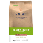Union Huayna Picchu Organic Peru ground coffee cafetiere grind pack 200g