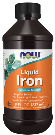 Now Foods Iron Liquid Essential Mineral