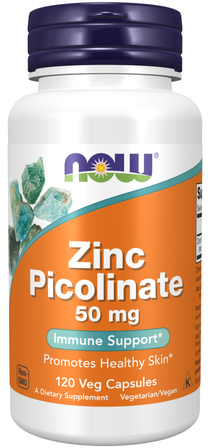 Now Zinc Picolinate 50 mg Veg Capsules