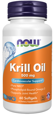 Now Foods Krill Oil 500 mg Softgels Cardiovascular Support*