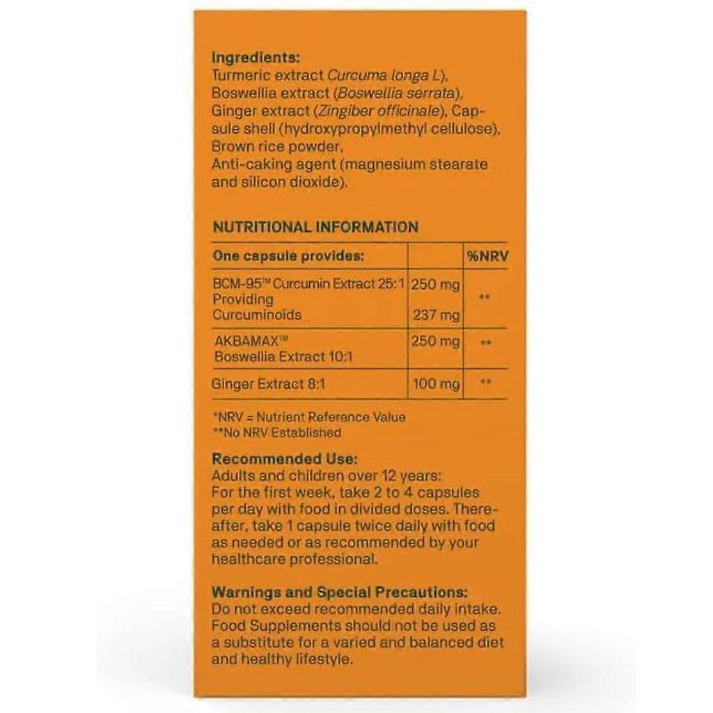 Label showing ingredients, BCM-95® curcumin, and usage directions for Natroceutics supplement.