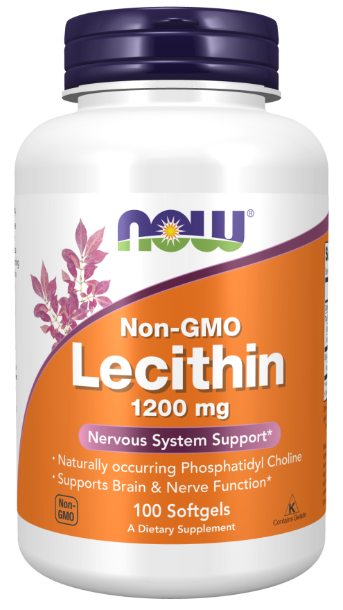 Now Foods Lecithin 1200 mg Softgels