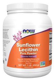 Now Foods Sunflower Lecithin Pure Powder 454g