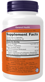 Now Foods Liver Caps Capsules Supports