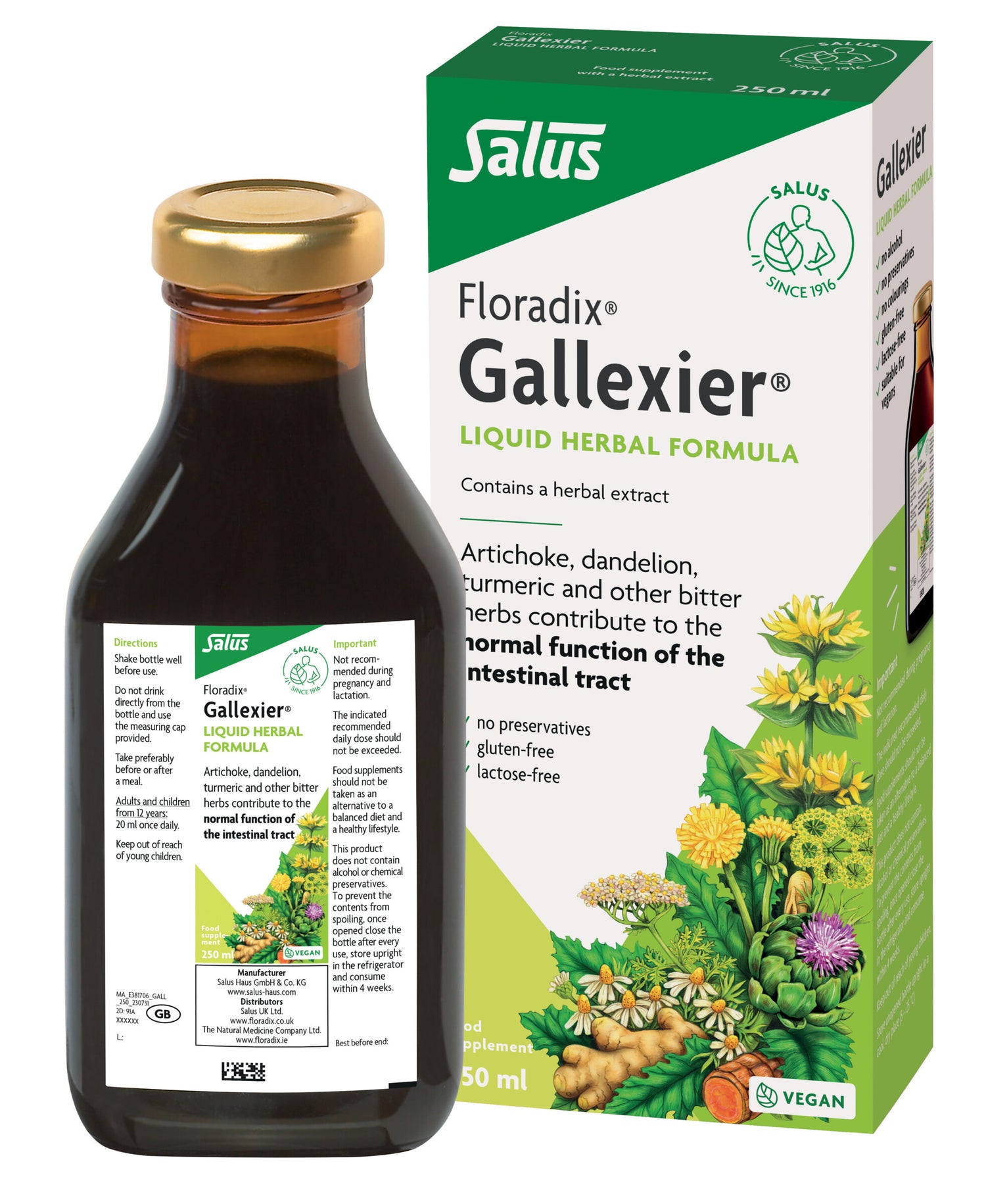 Floradix Gallexier Liquid Herbal Formula