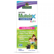 Nature's Answer MulleinX Cough Syrup Kids packaging on a white background