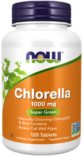 NOW Supplements Chlorella 1000 mg Tablets