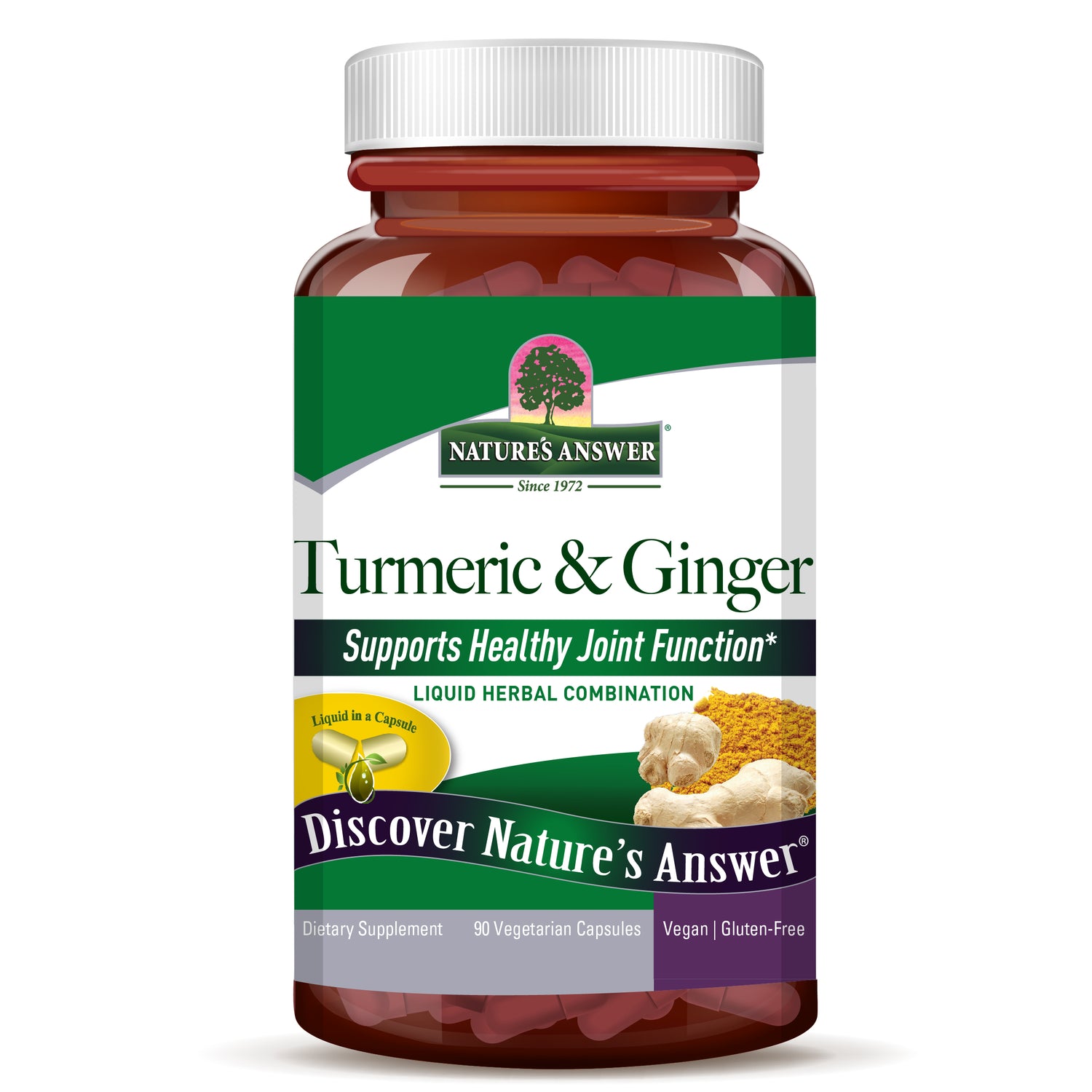 NATURE'S ANSWER Turmeric & Ginger