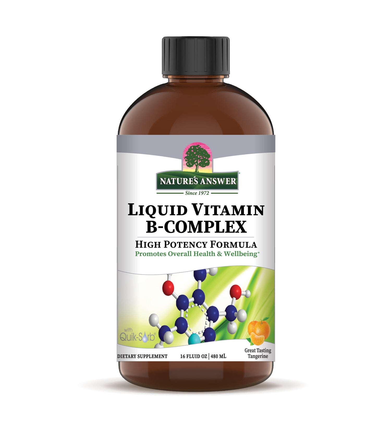 Nature's Answer Liquid Vitamin B-Complex bottle on a white background