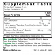 Supplement facts label with detailed nutritional information and usage instructions.