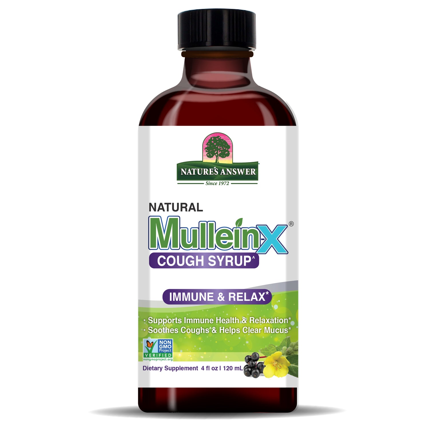 Nature’s Answer – Natural MulleinX Cough Syrup – 120mL
