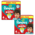 Pampers Baby-Dry Pants Size 6 Jumbo+ Pack - 2 x 54 Nappies