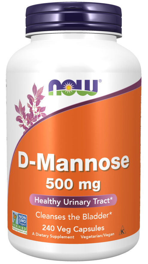 Now Foods D-Mannose 500 mg Veg Capsules