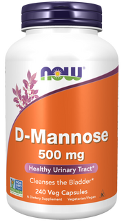 Now Foods D-Mannose 500 mg Veg Capsules