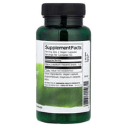 Back: Supplement facts label for Maca root showing serving size and source.