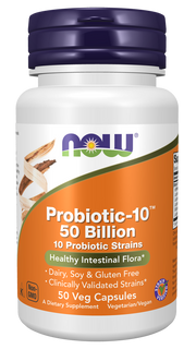 Now Foods Probiotic-10™ 50 Billion Veg Capsules