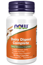 Now Foods Dairy Digest Complete Veg Capsules Dairy Tolerance Enzymes*