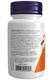 Now Foods Dairy Digest Complete Veg Capsules Dairy Tolerance Enzymes*