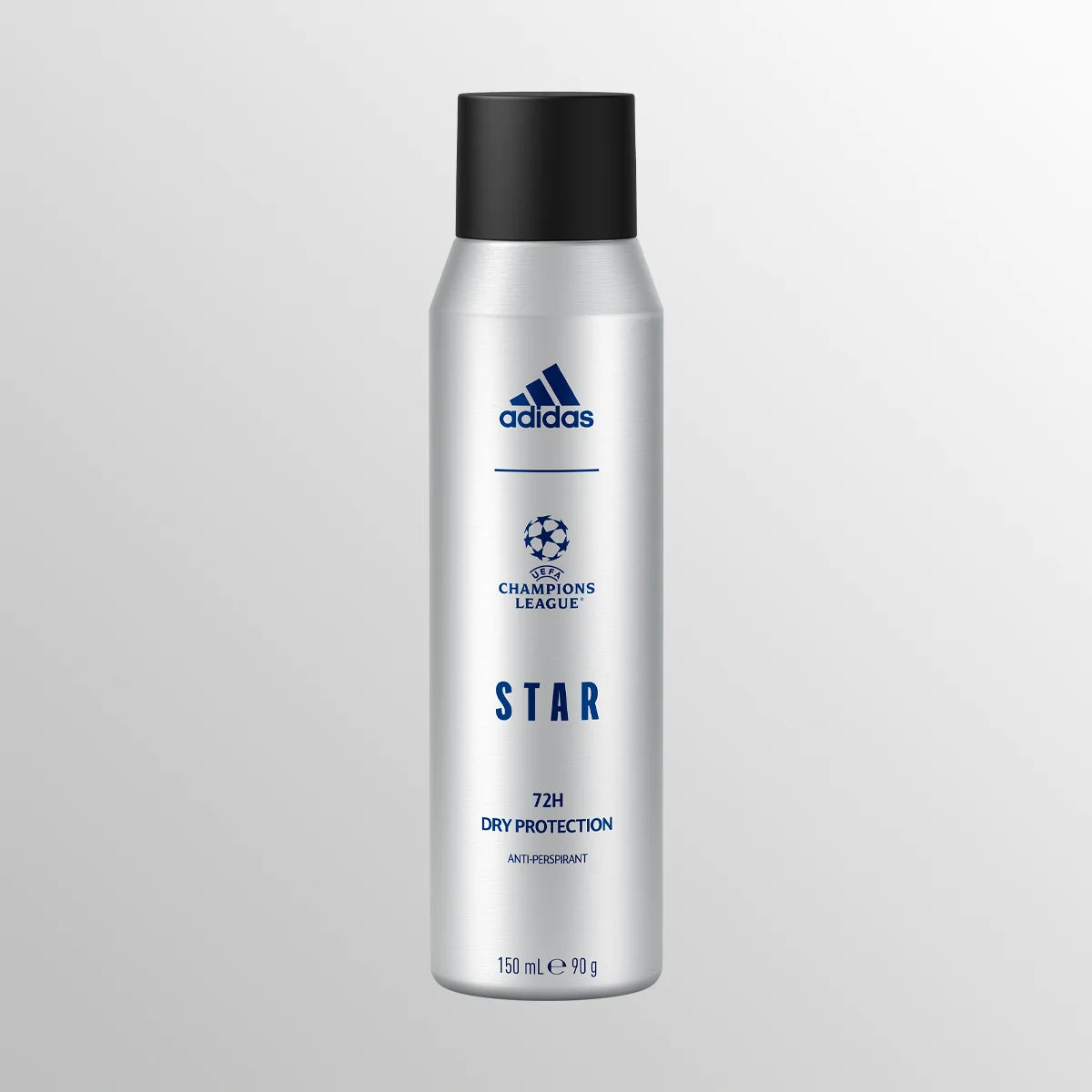 Adidas UEFA Champions League Star Anti-Perspirant aerosol spray 150ml for everyday underarm care