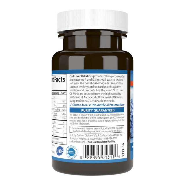 Carlson Labs Cod Liver Oil Minis