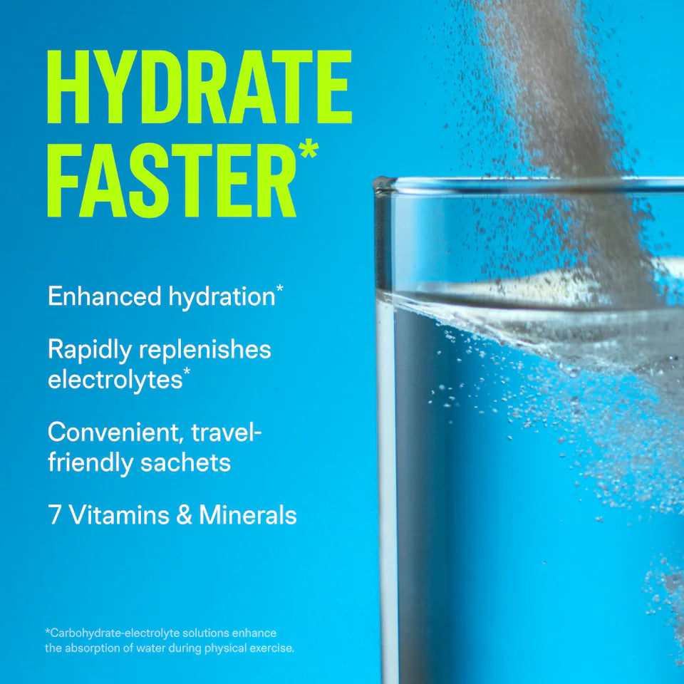 Liquid I.V. Hydration Multiplier Lemon Lime Electrolyte Powder, stick packaging, Lemon Lime flavour, 30 x 16g sticks, drink mix