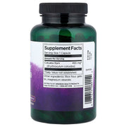 Back: Supplement facts label for Catuaba Bark botanical supplement.