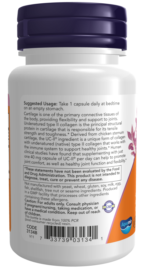 NOW UC-II® Type II Collagen Capsules