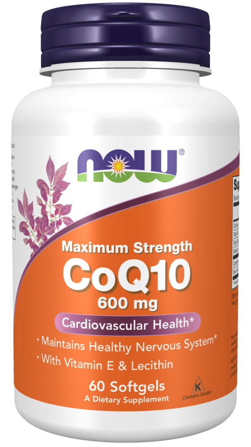 Now Foods CoQ10 600 mg Softgels