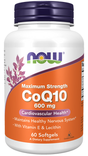 Now Foods CoQ10 600 mg Softgels