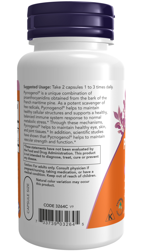 Now Foods Pycnogenol® 30 mg Veg Capsules