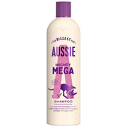 Aussie Mighty Mega Shampoo hair care bottle with eucalyptus extract 675ml