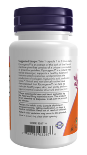 NOW Foods Pycnogenol 100mg - 60 vcaps