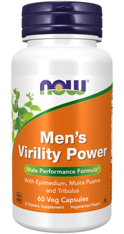 Now Foods Men's Virility Power Veg Capsules Male Performance Formula*