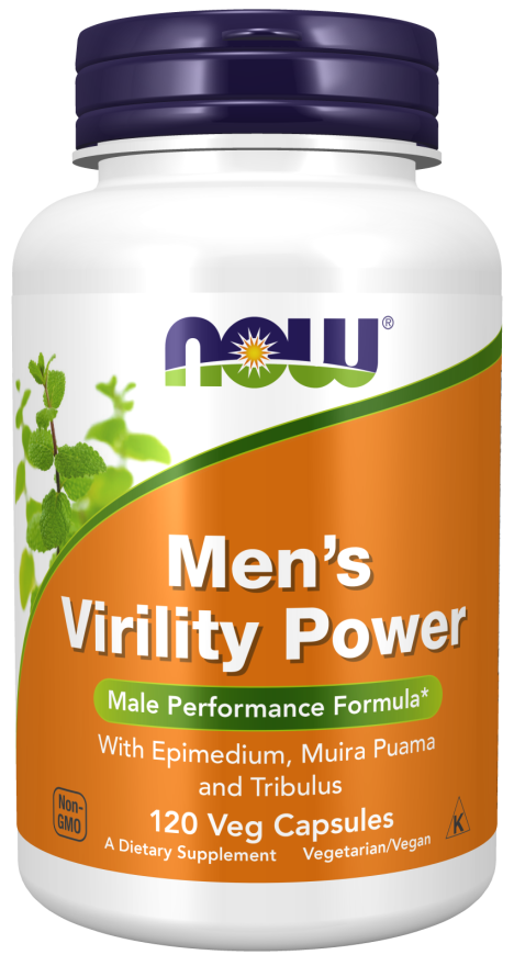 Now Foods Men's Virility Power Veg Capsules Male Performance Formula*