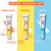 Garnier Daily UV Fluid SPF50+ Multi Variant 3 Pack