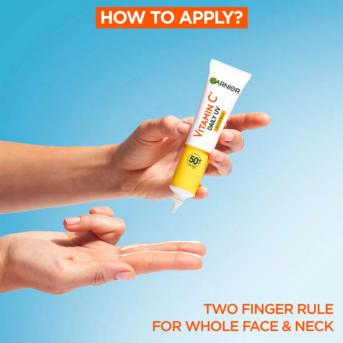 How to Use: Garnier UV fluid sunscreen application face SPF50 plus multi variant 3 pack