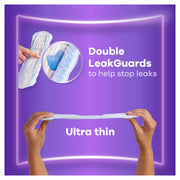 Always Discreet Long Pads Size 5 Duo Pack 2 x 32 double leak guard and ultra-thin size