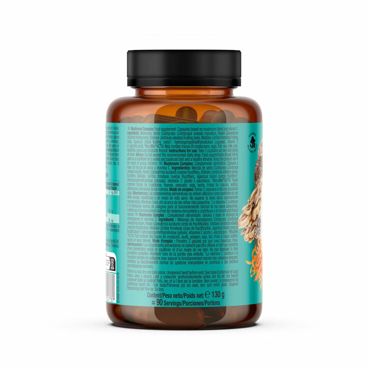 Weider Mushroom Complex – 180 Vegan Capsules ingredients