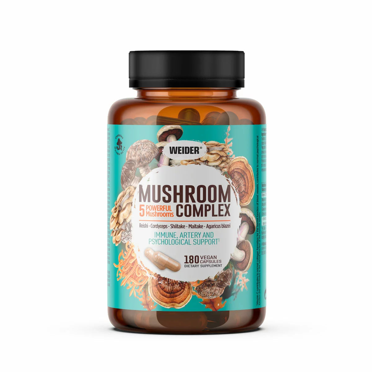Weider Mushroom Complex – 180 Vegan Capsules