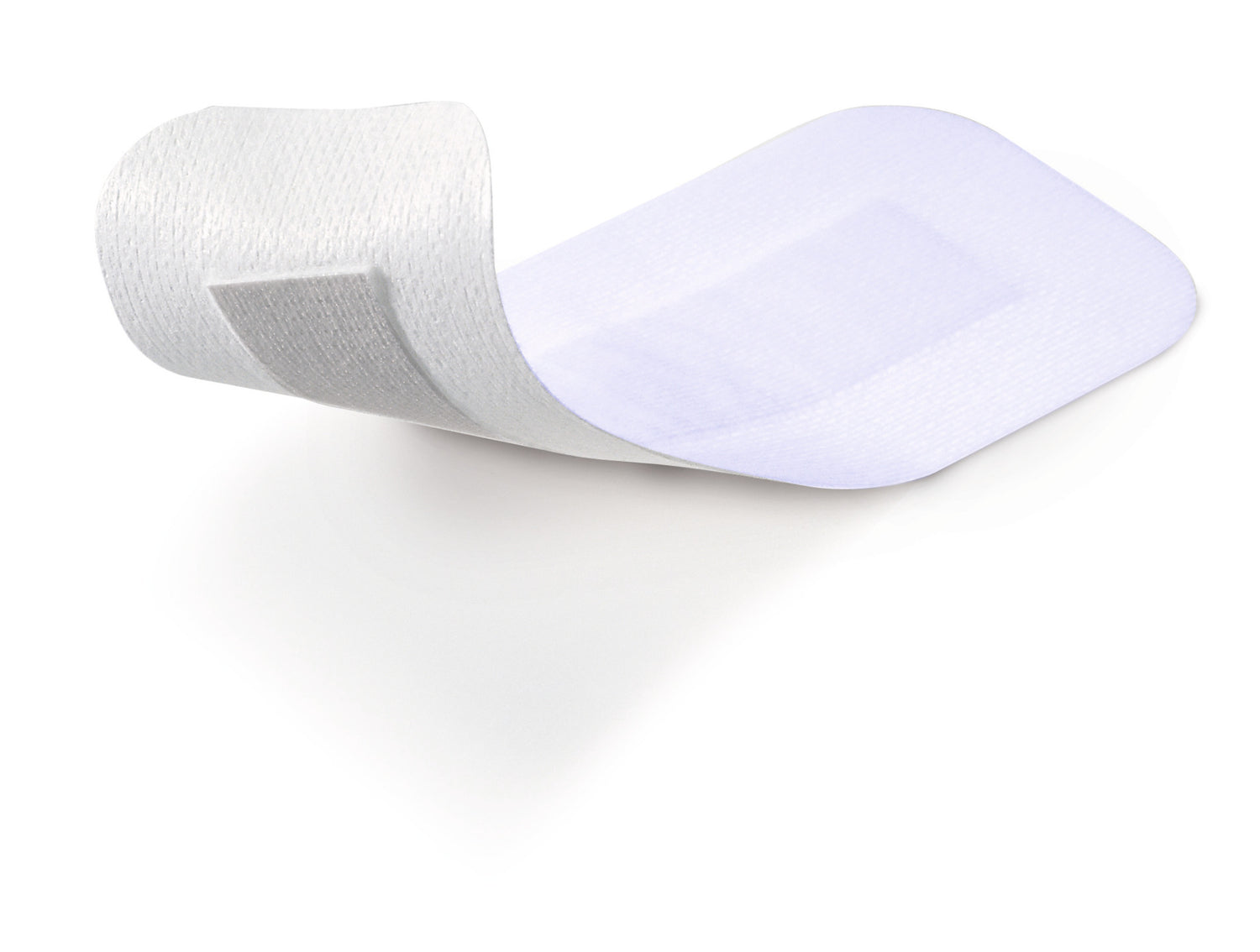 Single Cosmopor E long, narrow sterile adhesive pad displayed to show unique 25cm length.