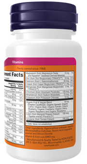 Now Foods Daily Vits™ Mutli Vitamin and Minerals  Veg Capsules