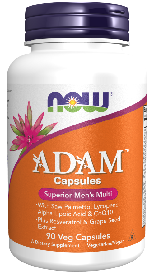 Now Foods ADAM™ Men's Multiple Vitamin Veg Capsules Superior Men's Multi