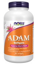 NOW Adam Men's Multivitamin Softgels with Saw Palmetto & CoQ10