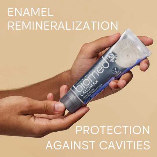 BIOMED Calcimax Mineral Toothpaste - 97% Natural with Hydroxyapatite 