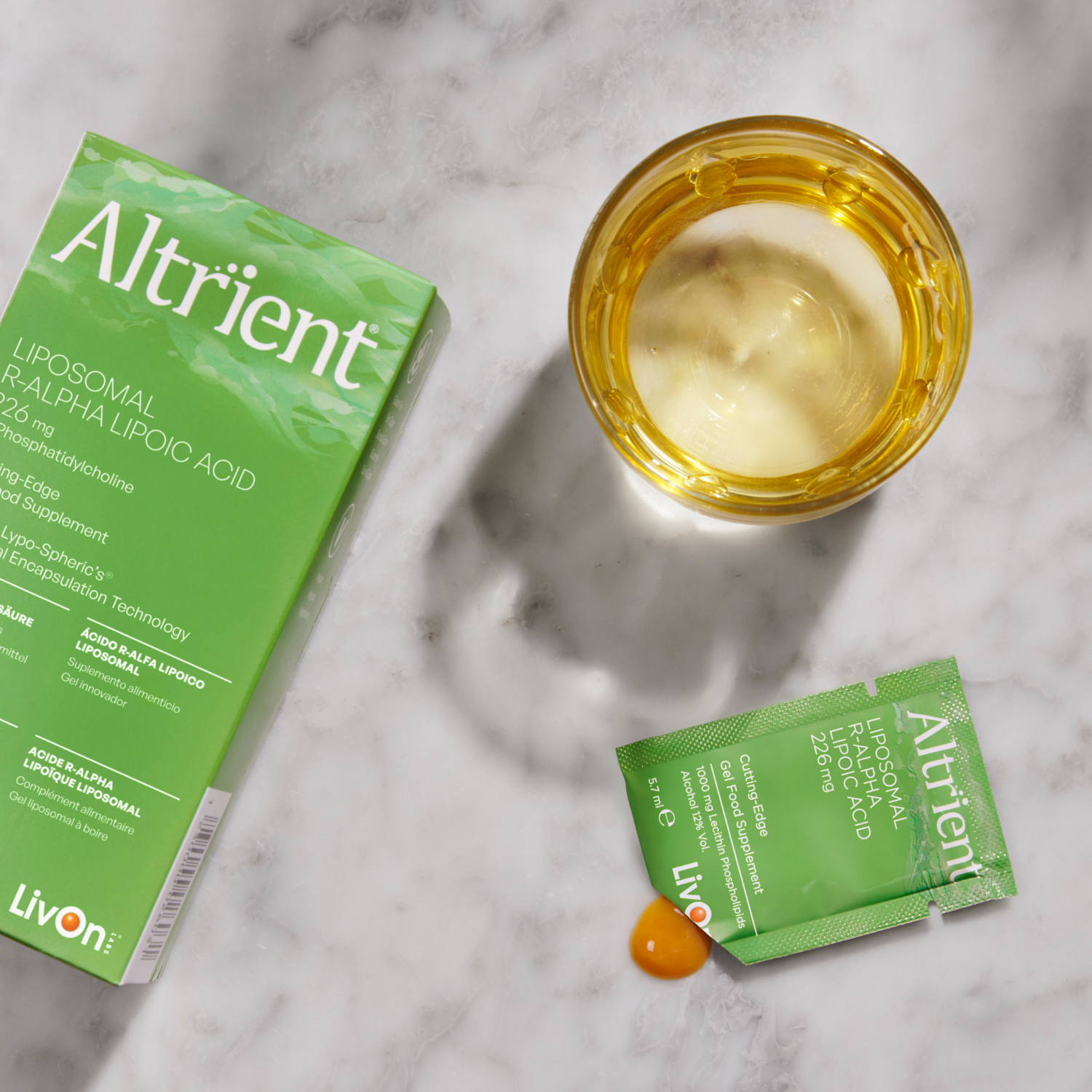 Usage:
Altrient R-ALA sachet preparation instructions