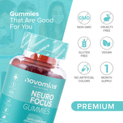Novomins Nutrition Neuro Focus Gummies