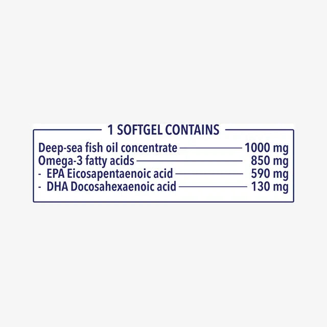 Label detail showing ingredients and supplement facts for Minami MorEPA Original.