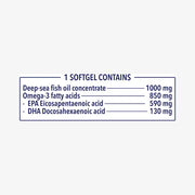 Label detail showing ingredients and supplement facts for Minami MorEPA Original.